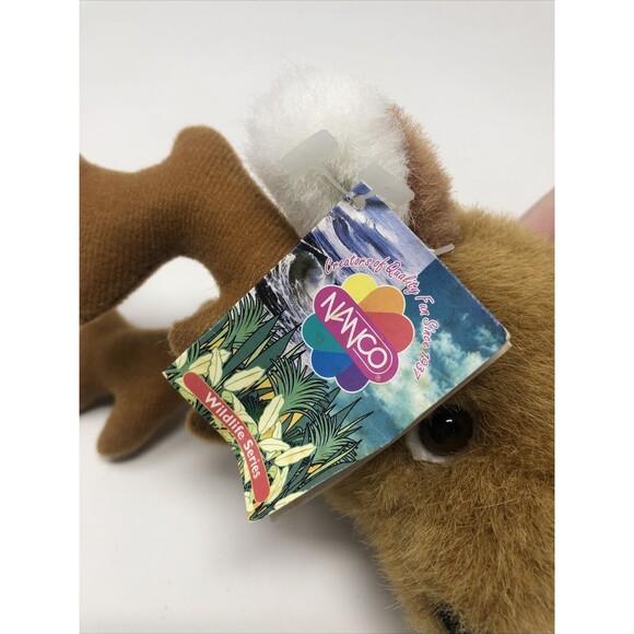 Nanco Wildlife Series Grevy's Zebra Plush Realistic Stuffed Animal Deer Antlers - Picture 2 of 8